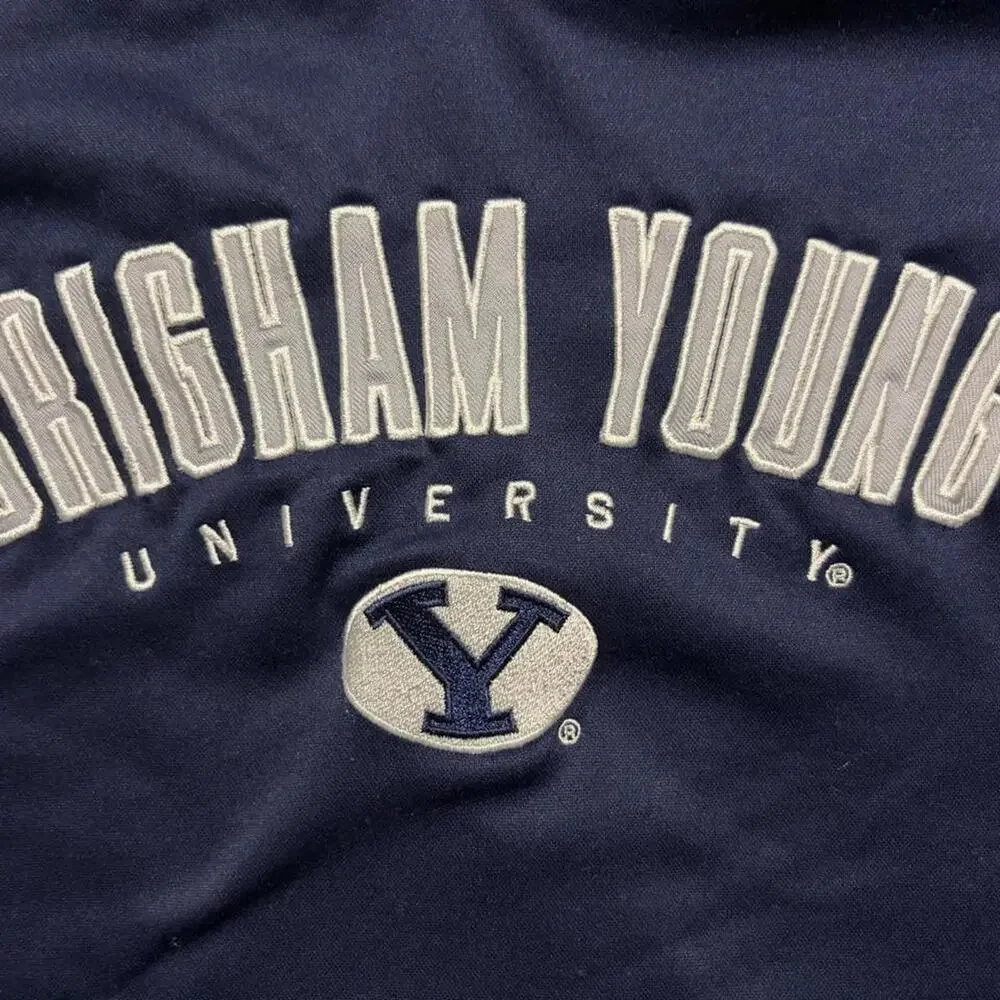 Navy champion byu hoodie with